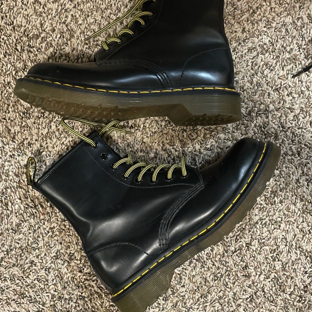 Dr. Martens Black Leather Boots